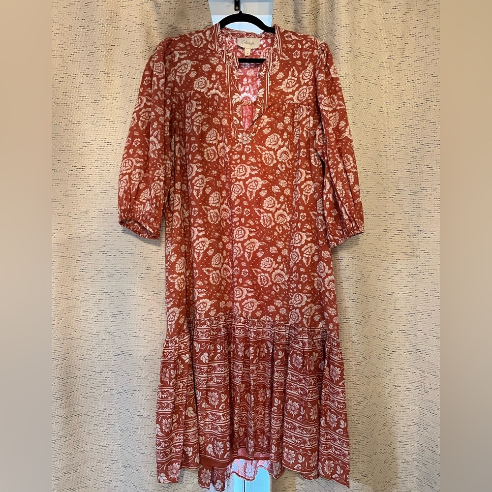 Cleobella Sara Dress in Terracotta